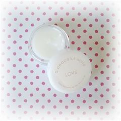 a peaceful world LOVE Solid Perfume